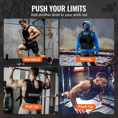 Uimoso Weight Vest Plates for Training, Running, and Workouts – Set of 2×5.75 LB