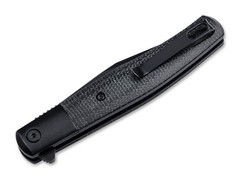 BOKER PLUS Modern Stockman EDC Folding Knife Nitro-V Micarta Clip Black 01BP0034