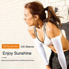 Arm Sleeves for Men Women UPF 50+UV & Sun Protection Cooling Compression Sleeves