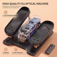 Under Desk Elliptical Machine Electric Leg Exerciser for Seniors Home Use with