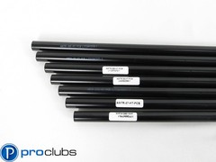 NEW TRUE TEMPER AMT BLACK ONYX PCB R300 REGULAR FLEX STEEL IRON SHAFTS 4-PW .355