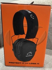 WALKERS RAZOR Low Profile Ear Muffs BLACK new In Box FREESHIP