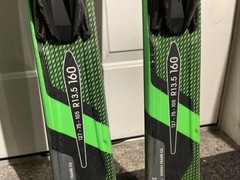 NORDICA AVENGER 75 SKIS 160 CM WITH NORDICA ADU BINDING Plates Green READ
