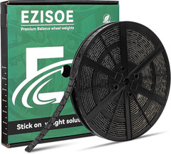 0.25 Oz Black Adhesive Wheel Weights（715Pcs,11Lbs/5Kg）,1/4 Oz Stick on Wheel Wei