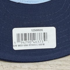 New Era Blue Golf Snapback Hat Polyester OSFM USA Ryder Cup 2020 Adjustable