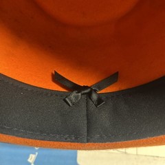 faustmann GERMANY Hunter’s Orange Deer Hunting Upland Wool Crushable Hat. 7-5/8”