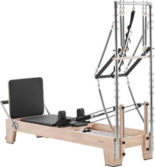 Versatile Pilates Reformer with Cadillac Tower, Jump Board & Mat for Home Use