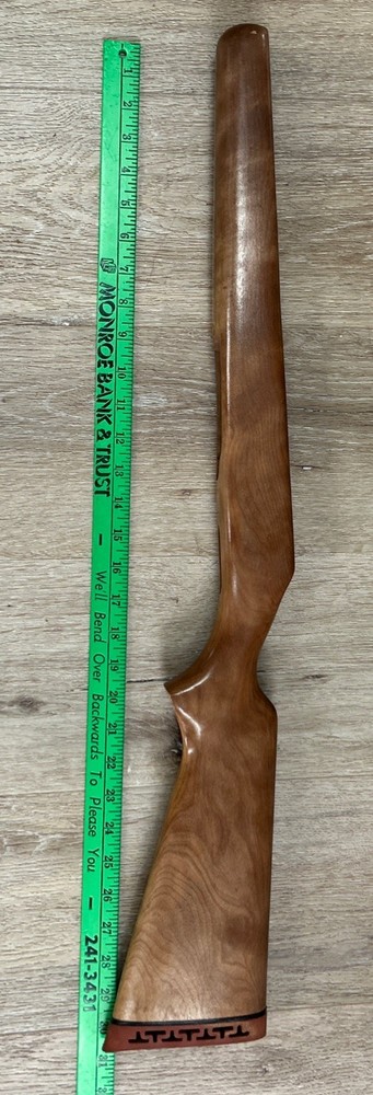 Wooden Rifle Stock Unknown Make Model Beautiful Wood 30” – 2lbs 4 Oz