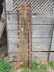 Tall Walking Sticks 48&Prime; up to 72&Prime; Custom Height Height + Strong Customized Staff