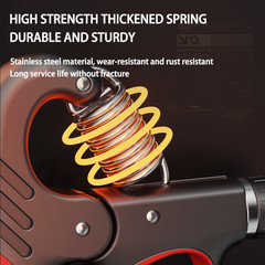 5-100kg Adjustable Hand Grip Strengthener – Forearm Exerciser with Rep Counter