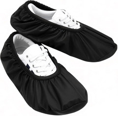 Reusable Bowling Shoe Covers Non-Slip Waterproof PVC Polyester Men & Women Pair