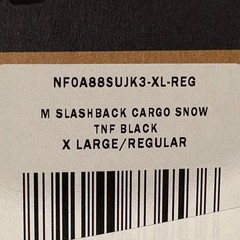 The North Face | NEW! Slashback Cargo Shell Snow Pants – Black ; Mens XL