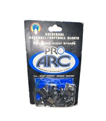 Penguin Pro Arc Universal Baseball-Softball Plastic Replacement Cleats Black