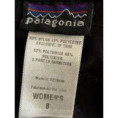 Patagonia Quandary Shorts Womens 8 Black Nylon Hiking Outdoor Activewear