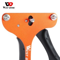 WEST BIKING Bike Spoke Tension Meter Measure Bicycle Wheel Repair Tool Orange