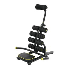 Black Adjustable Inversion Table, Compact Portable Back Stretcher for Home Use