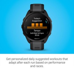 Garmin Forerunner 165 010-02863-20 Running Smartwatch AMOLED Display Black