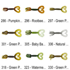 Gary Yamamoto Hula Grub (97-10) Double Tail 5 Inch Skirted Bait Any 32 Colors