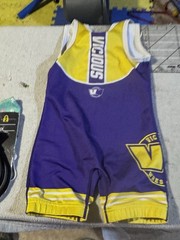 Vicious Youth Small Wrestling Singlet Purple