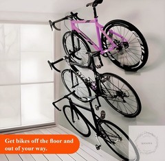 Bike Pedal Hanger Wall Mount,Heavy Duty Horizontal Bike Rack for Garage Wall,