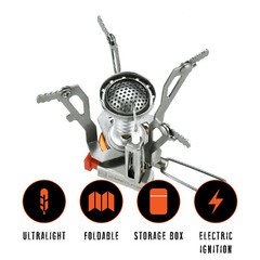 Ultralight Portable Backpacking Gas Butane Propane Outdoor Camp Gas Stove Burner