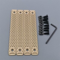 4pcs MLOK Rail Hand Protection Hunting Rail Covers Panel for M-lok System 120MM