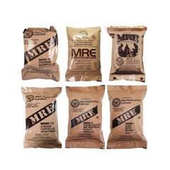MRE U.S. Military Ready to Eat Meals INSP 2026 – Case, 1, 2, 4, 6 Pack Options