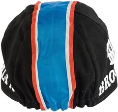 Retro Vintage Team Cycling Cap – Anti-Sweat, Team Jersey Caps, Brooklyn Black