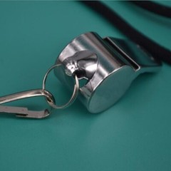 Metal referee whistle Loud SOS Lifeguard Emergency Whistle Referee Coach Sports