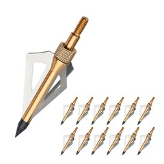 12pcs 20 inch Crossbow Bolts Carbon Crossbow Arrows / 12pcs 100 grain Broadheads