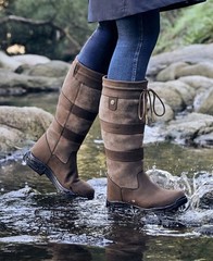 Ladies Size 10 Dublin River Boots IV Chocolate Waterproof Riding Boots NIB NWT