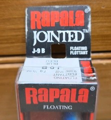 Rapala Jointed 9cm – 3.5&Prime; – 7g Blue Floating Lure Crankbait J-9 B Original Box