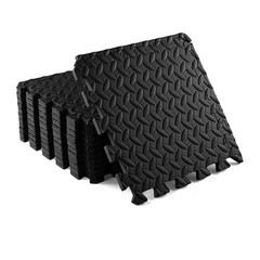 12pcs Puzzle Exercise Mat EVA Interlocking Foam Floor Tiles for Home Gym Workout