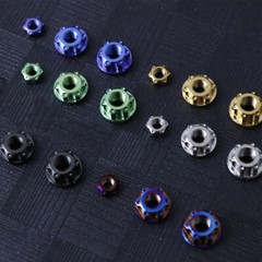 Titanium Hex Ti Flange Nuts M4 M5 M6 Bicycyle Nut GR5 High strength