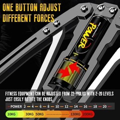Compact Hydraulic Arm Exerciser with 20 Resistance Levels – Perfect for Home Use