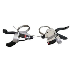 Shimano SL-R440 Road Bike Flat Silver Shifters 2 3 x 9 speed Right & Left