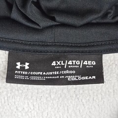 UNDER ARMOUR Size 4XL 1/2 Zip Fleece Lined Hooded Sweatshirt Hoodie ColdGear