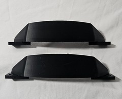 Onewheel+ XR 3D Printed Drop Top Fender Base Pair in Black