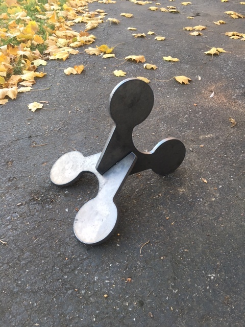 AR500 Armored Steel Walking 4&Prime; x 12&Prime; Tall x 1/4&Prime; 3D Flip Target! USA MADE!