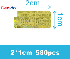 580 Pcs 0.787X0.39 Inch High Security Tamper Evident Seal Warranty Void Original