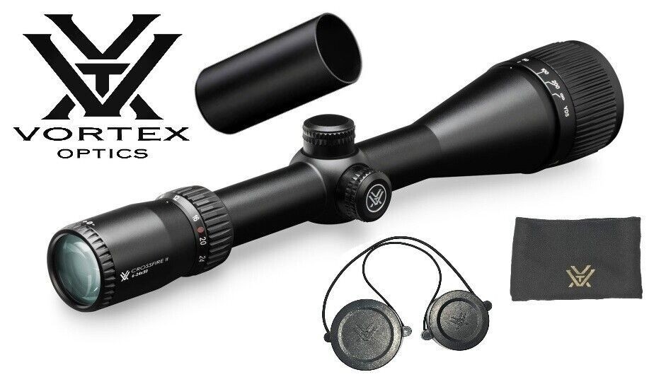 Vortex CF2-31045 Crossfire II 6-24x 50mm Adjustable Objective Dead-Hold BDC…