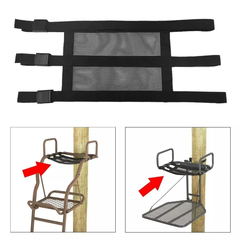Adjustable Tree Stand Seat Replacement Universal Fitting Ladder Stand Seat–==%