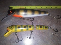 DALE WILEY FATBODY MUSKIE MUSKY LSC TROLLING CRANK BAIT FISHING LURE + UNKNOWN