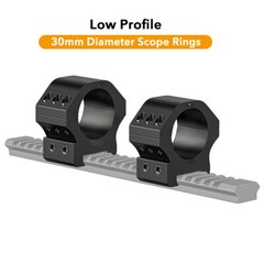 30mm Low/Medium/High Profile Scope Rings for Picatinny Bases Mount Heavy Duty US