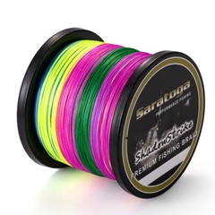 8 Strands Multi-Color/Yellow/Green Power PE Dynema Braided Fishing Line Dorisea