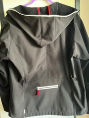 Bogner Fire & Ice hoodie Individual XL black poly elastane Deer Valley NWOT