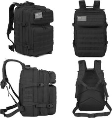 45L Military Tactical Backpack Large Army Men 3 Day Assault Pack Molle Rucksack