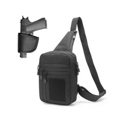 Tactical Quick Access Concealed Carry Pistol Bag Gun Holster Crossbody Sling Bag
