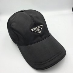 New Fashion Triangle Logo Baseball Cap Hat Unisex Adjustable Black