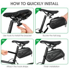 WEST BIKING Bicycle Saddle Bag Waterproof Road Bike MTB Cycling Seat Tail Bag